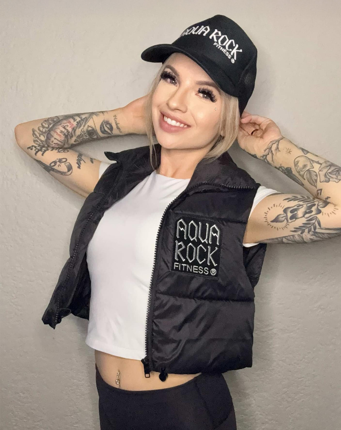 Cropped Puffer Vest Image